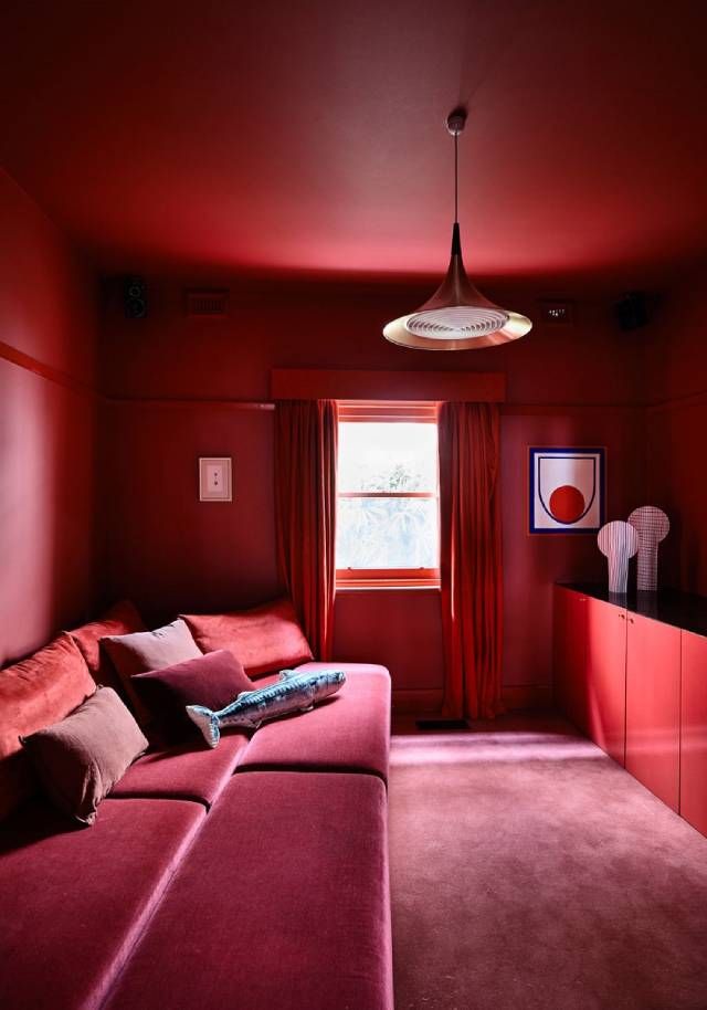 Color drenching tendencia decorativa para pintar la casa 11