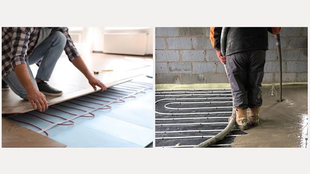 pavimento sobre suelo radiante