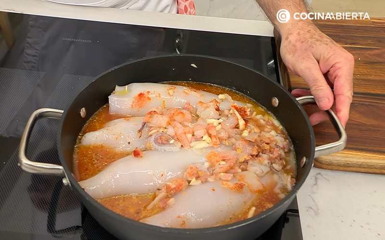 Cocina a fuego medio