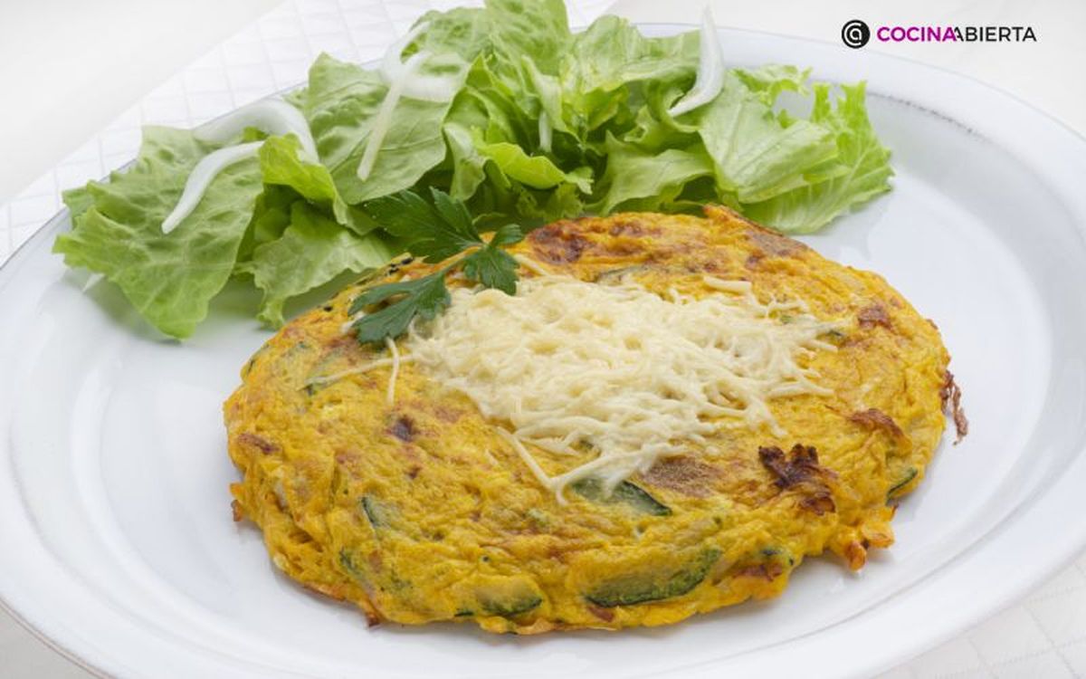 Las tortillas siempre son una buena idea de tupper, como esta de calabacín