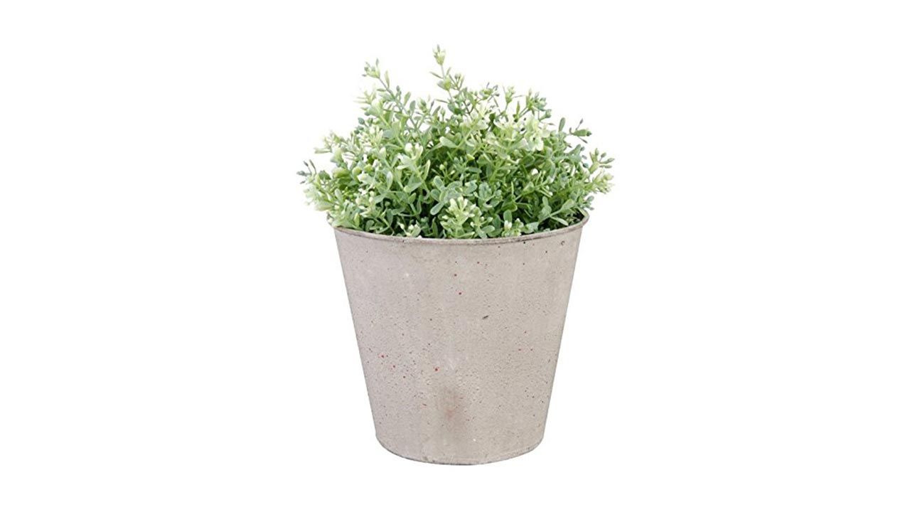 maceta metalica