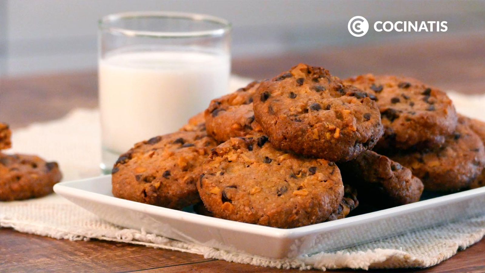 Receta de cookies de chocolate y nueces