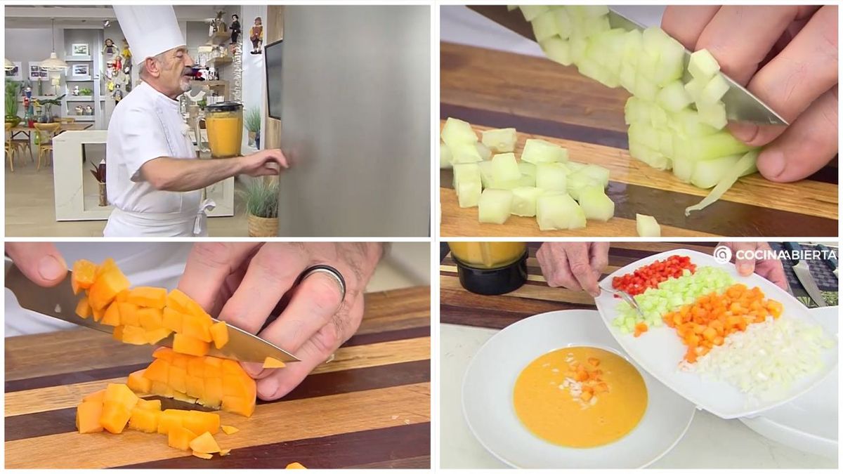 Karlos Arguiñano nos enseña los pasos para preparar la guarnición vegetal