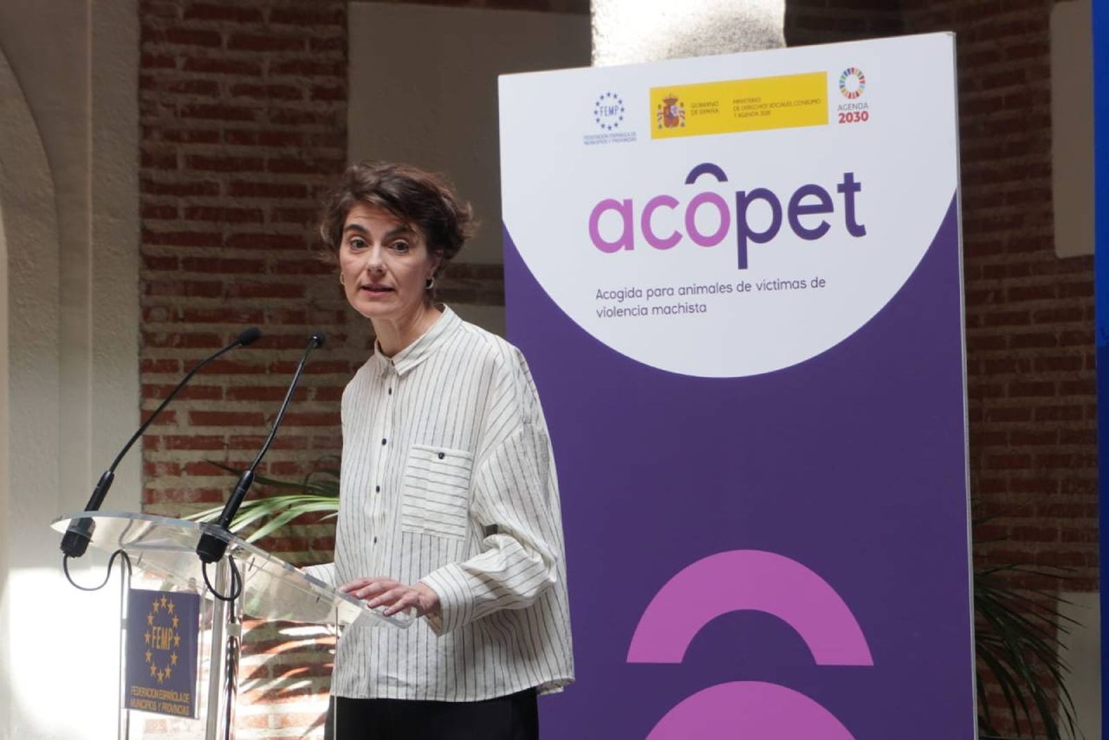 Rosa Martínez, secretaria de Estado de Derechos Sociales.