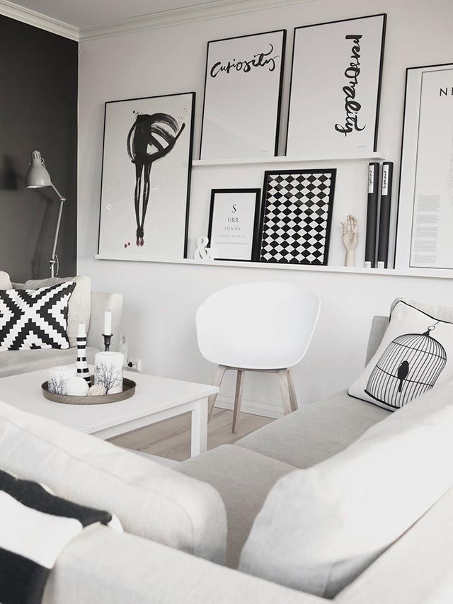 Ideas eficaces para decorar la pared principal del salón 6