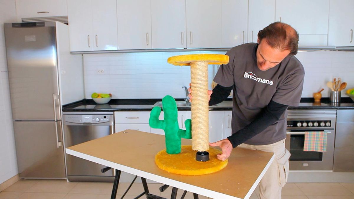 Arreglar un rascador de gato paso 8