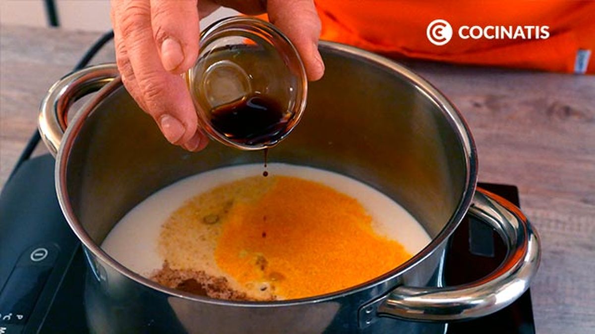 Receta de leche dorada  paso 2