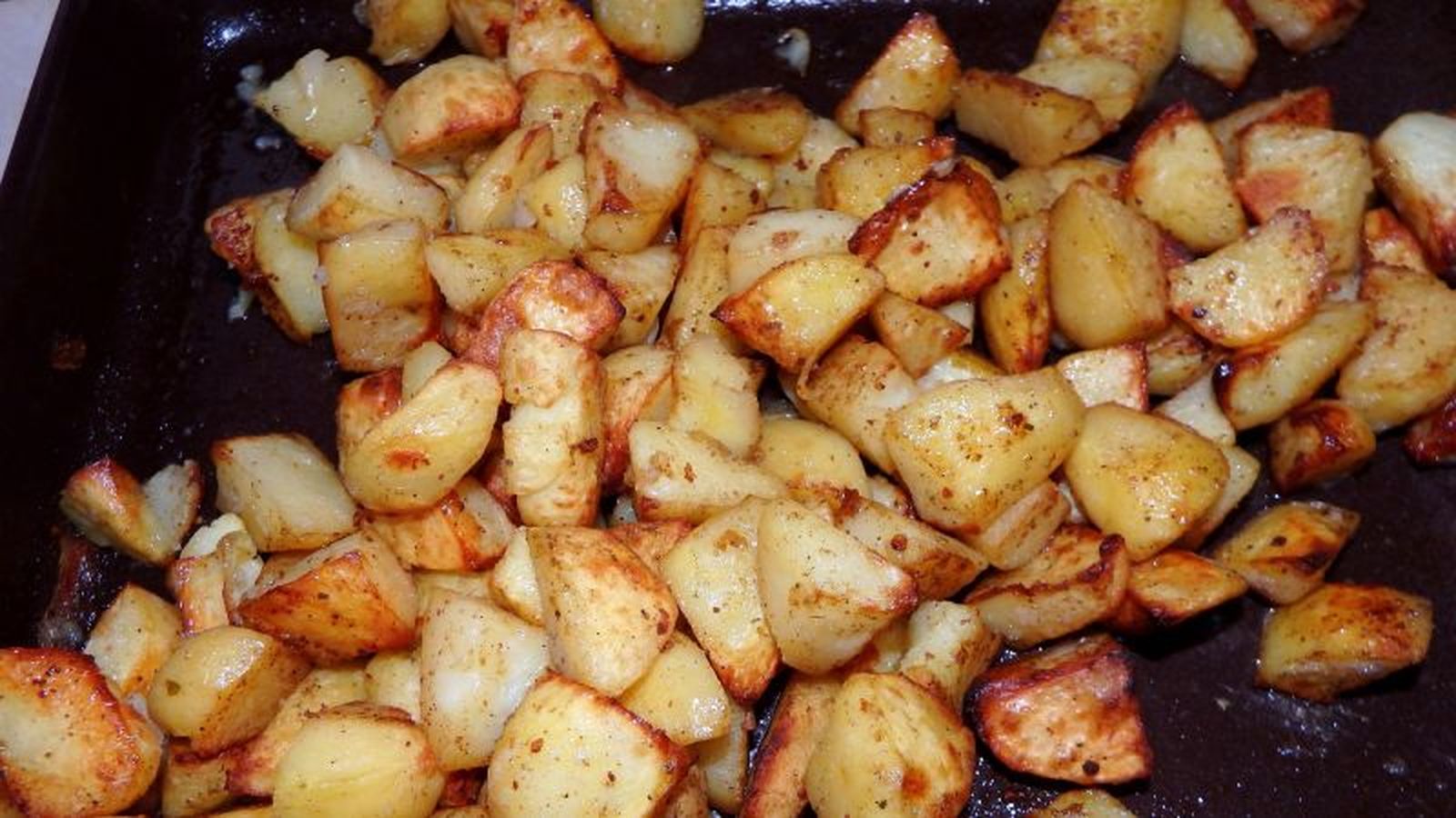 Bandeja de patatas al horno