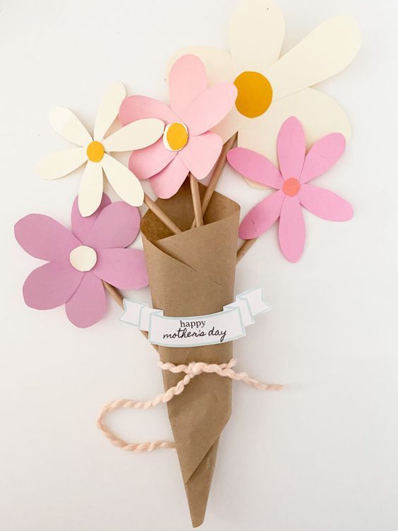 ramo cartulina dia madre pinterest the mama notes