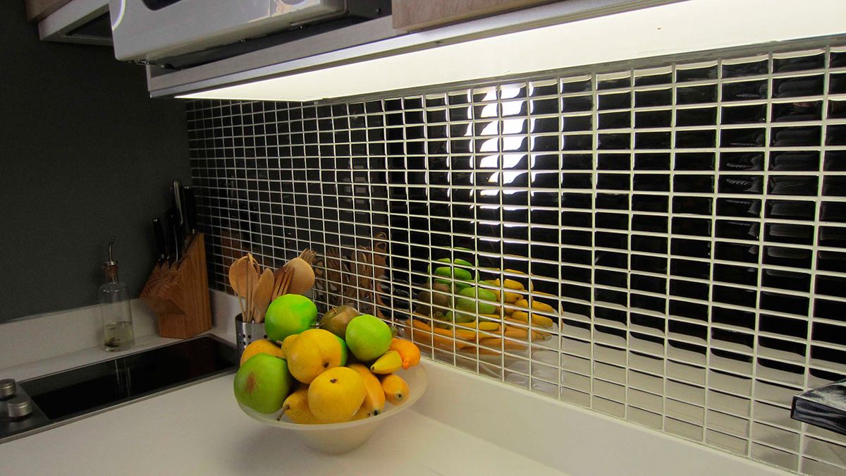 Mosaico en frente de cocina paso 12