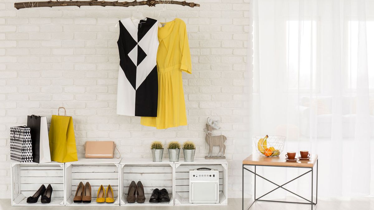 Ideas para decorar con cajas de madera   zapatero