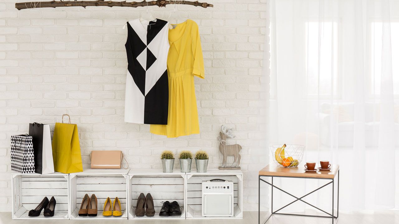 Ideas para decorar con cajas de madera   zapatero
