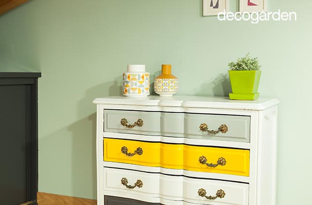 decogarden 721 pintar comoda antigua blanco 2