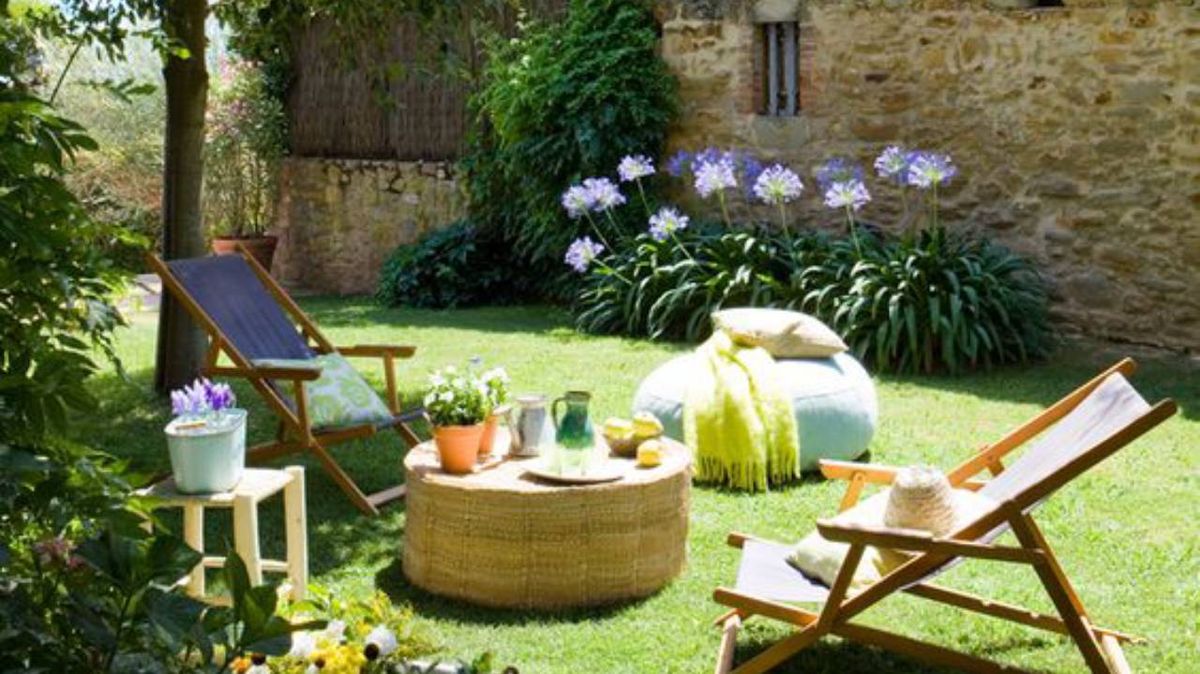 decorar jardin barato rincon descanso 2