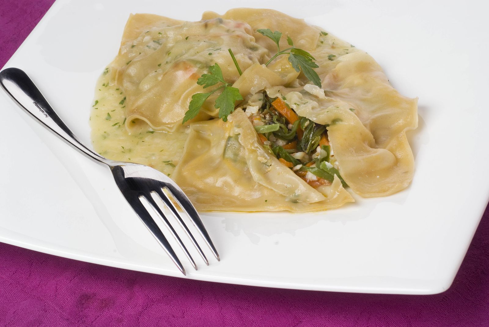 raviolis rellenos de cigalas xl