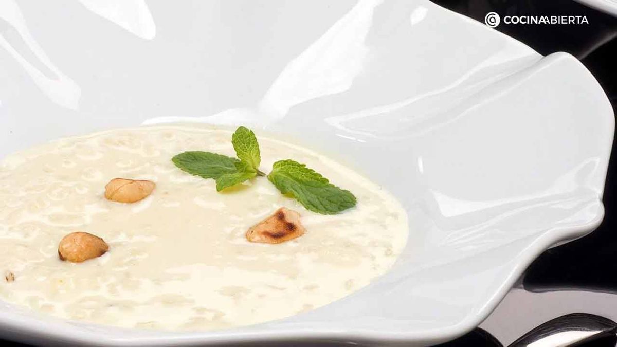 Arroz con leche de coco y especias