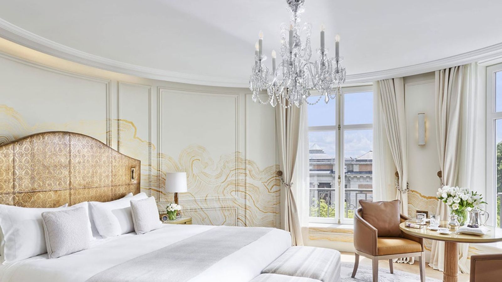 Una de las habitaciones del Mandarin Oriental Ritz Madrid