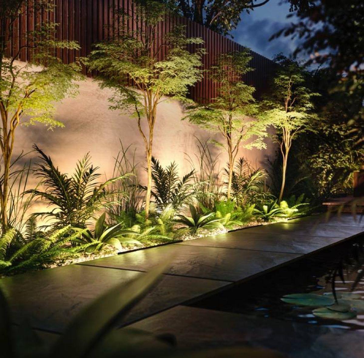 Iluminación exterior creativa 4