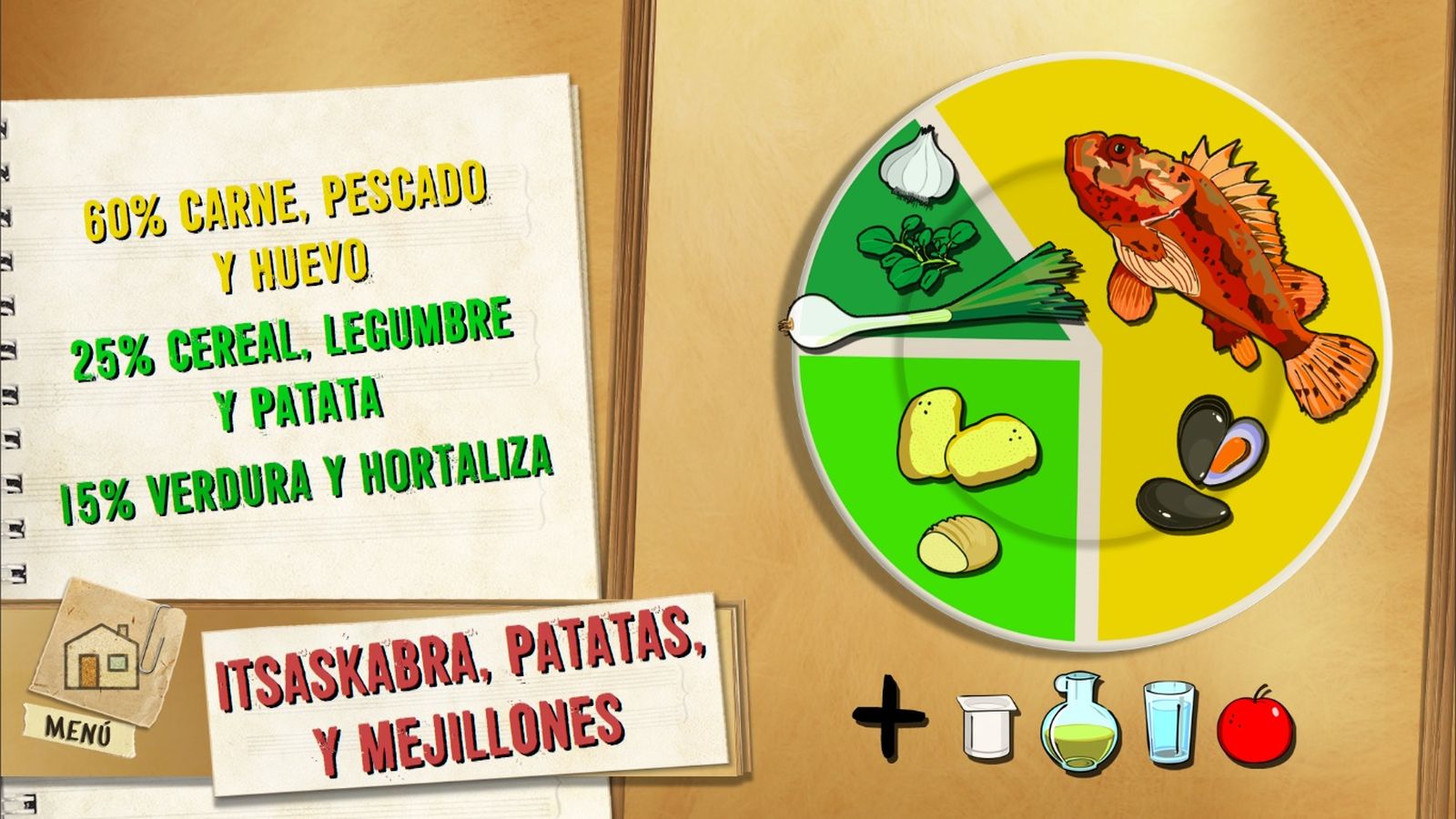 6101 1 Itsaskabra, patatas y mejillones plato