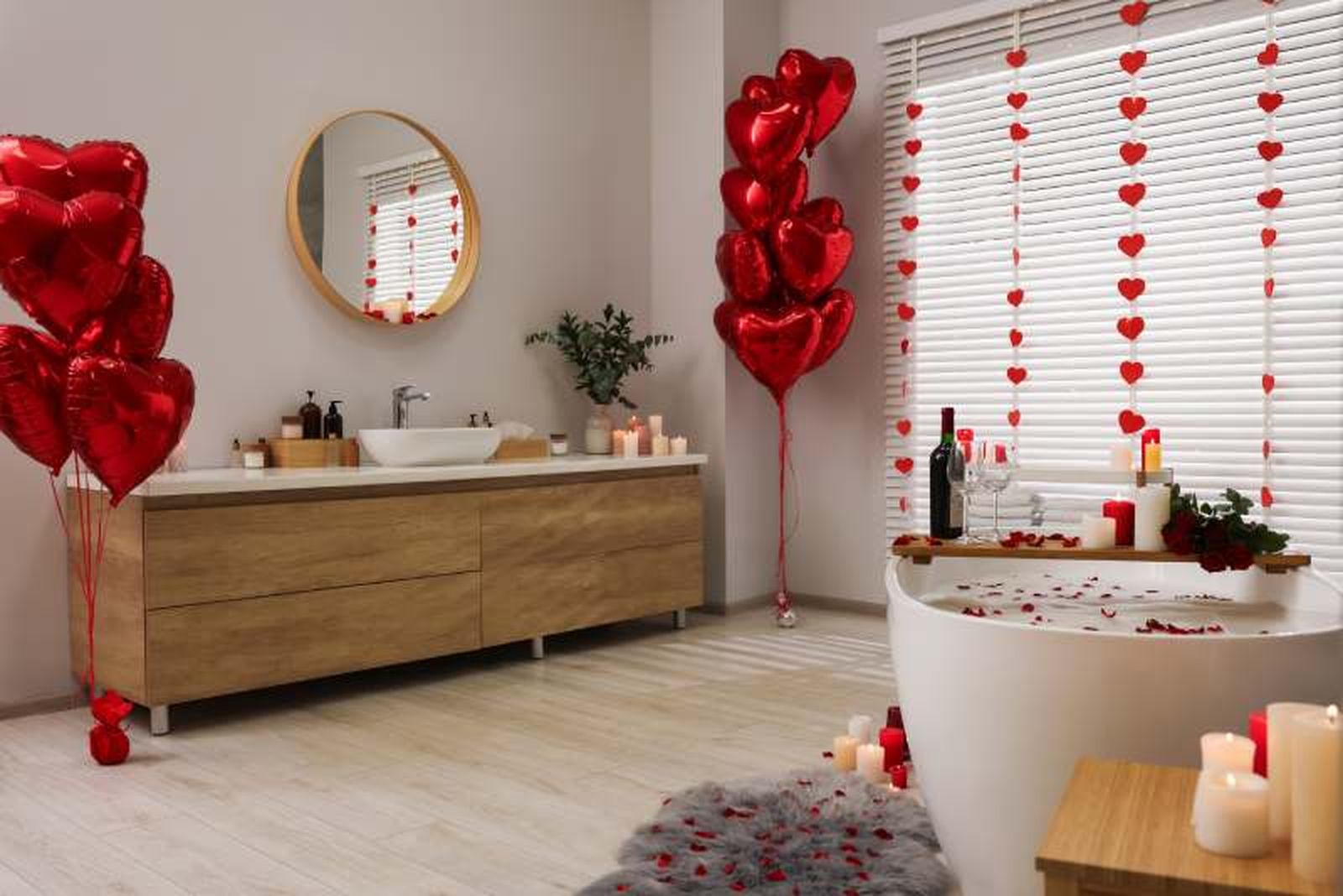Decoración de San Valentín en casa