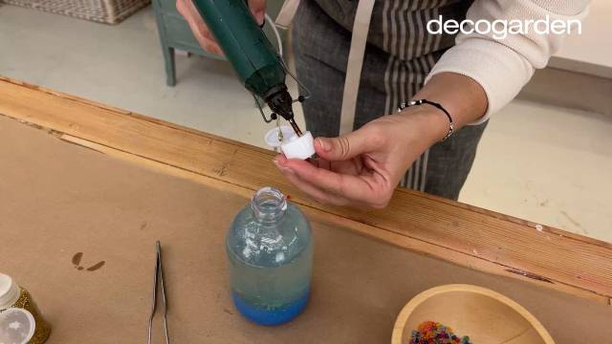 botellas sensoriales bebes paso 8