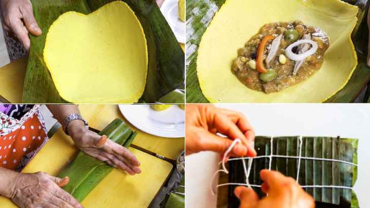 hallacas venezolanas paso a paso