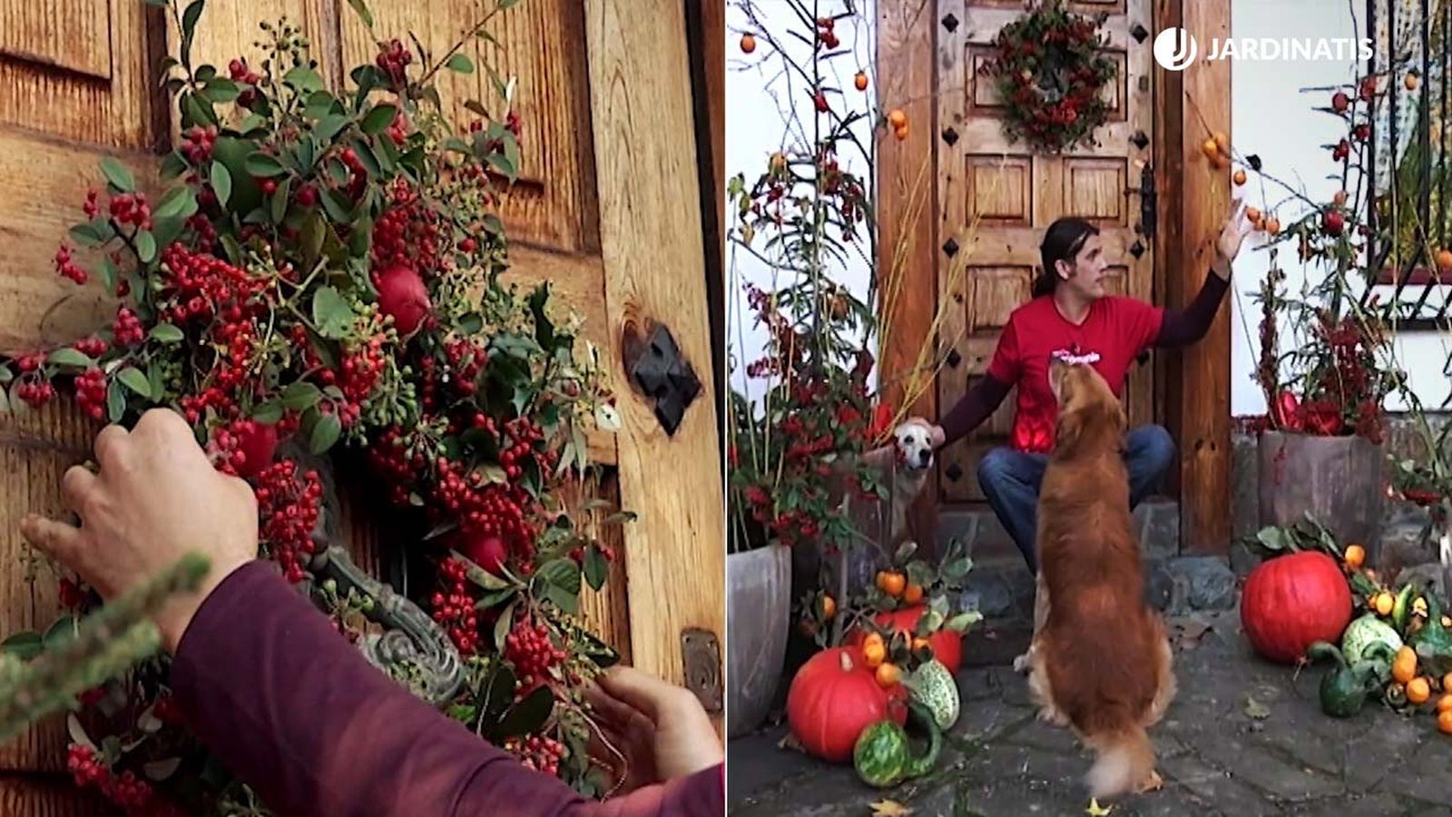 como decorar la puerta de la entrada navidad brico 725 jardinatis