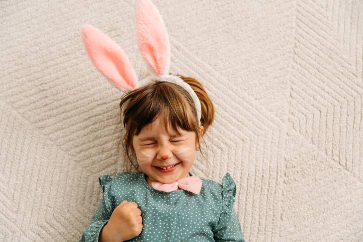 maquillaje infantil conejo pascua