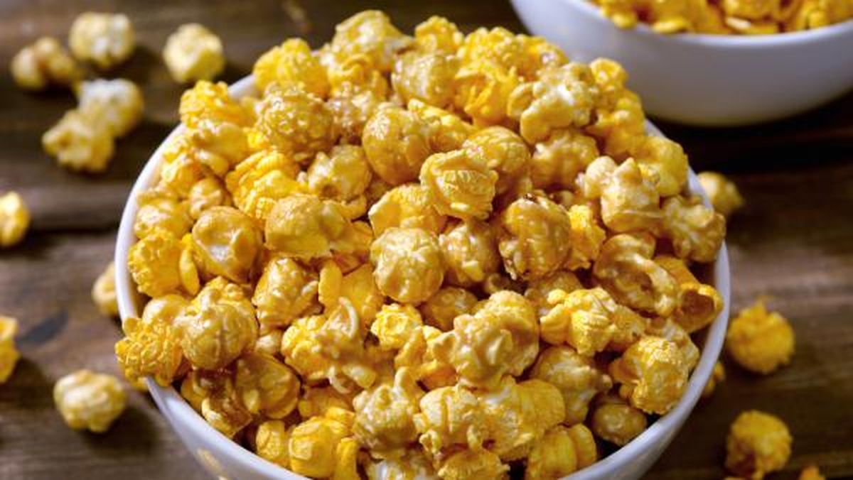 palomitas en freidora de aire queso