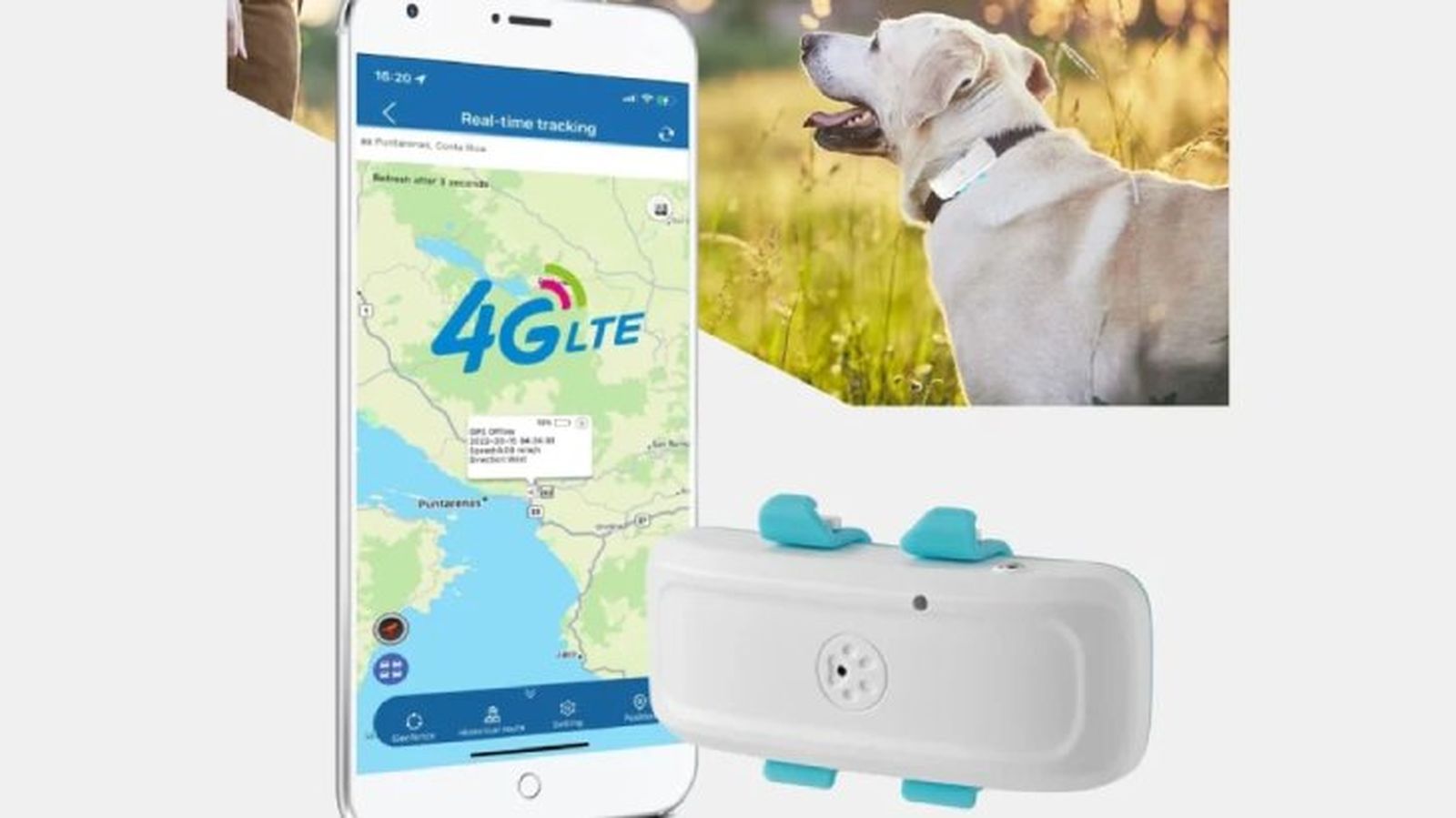 localizadores gps para perros modelo 3