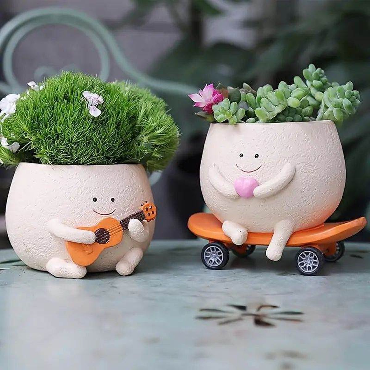 Macetas musicales. Foto/ Temu (Crazywill)