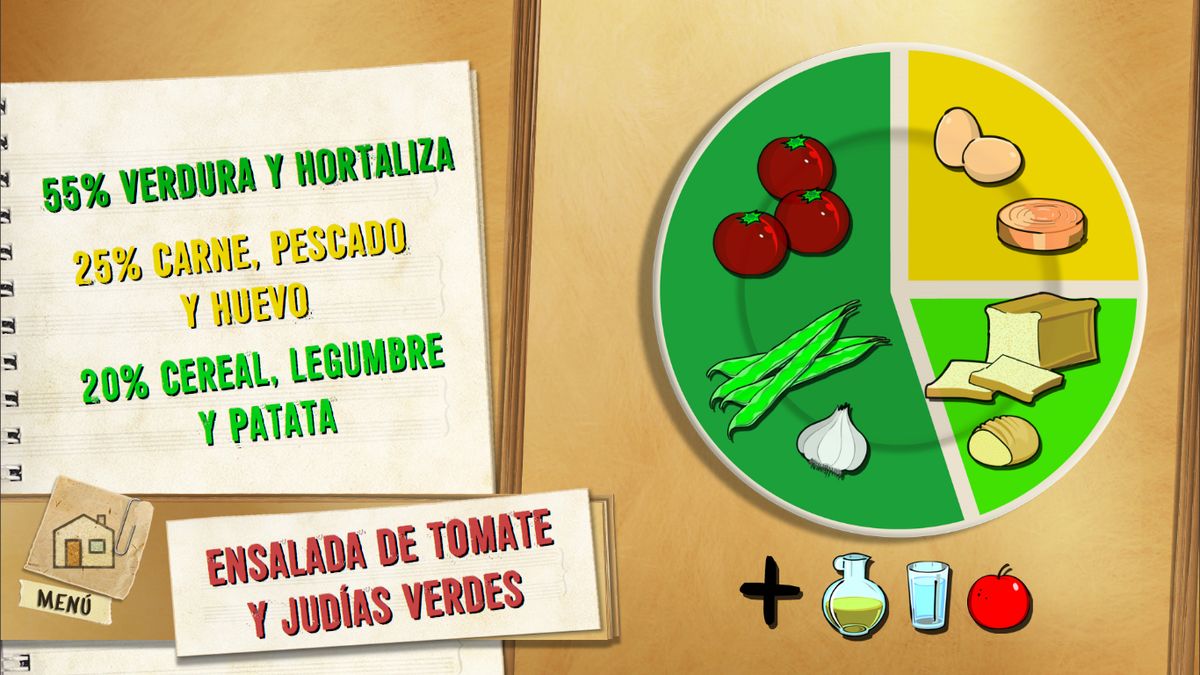 6038 1 Ensalada de tomate y judias verdes plato