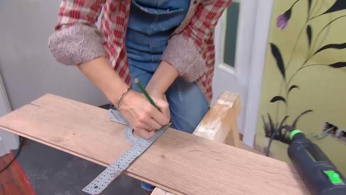 DEKO0718 revestir suelo pared con lamas roble paso4