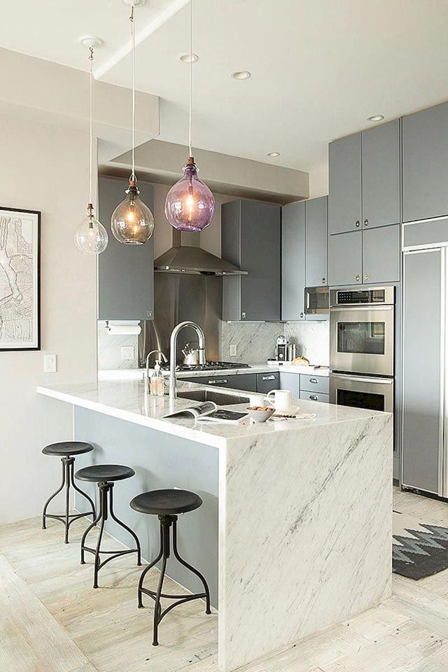 Cómo decorar una cocina pequeña de estilo moderno 4