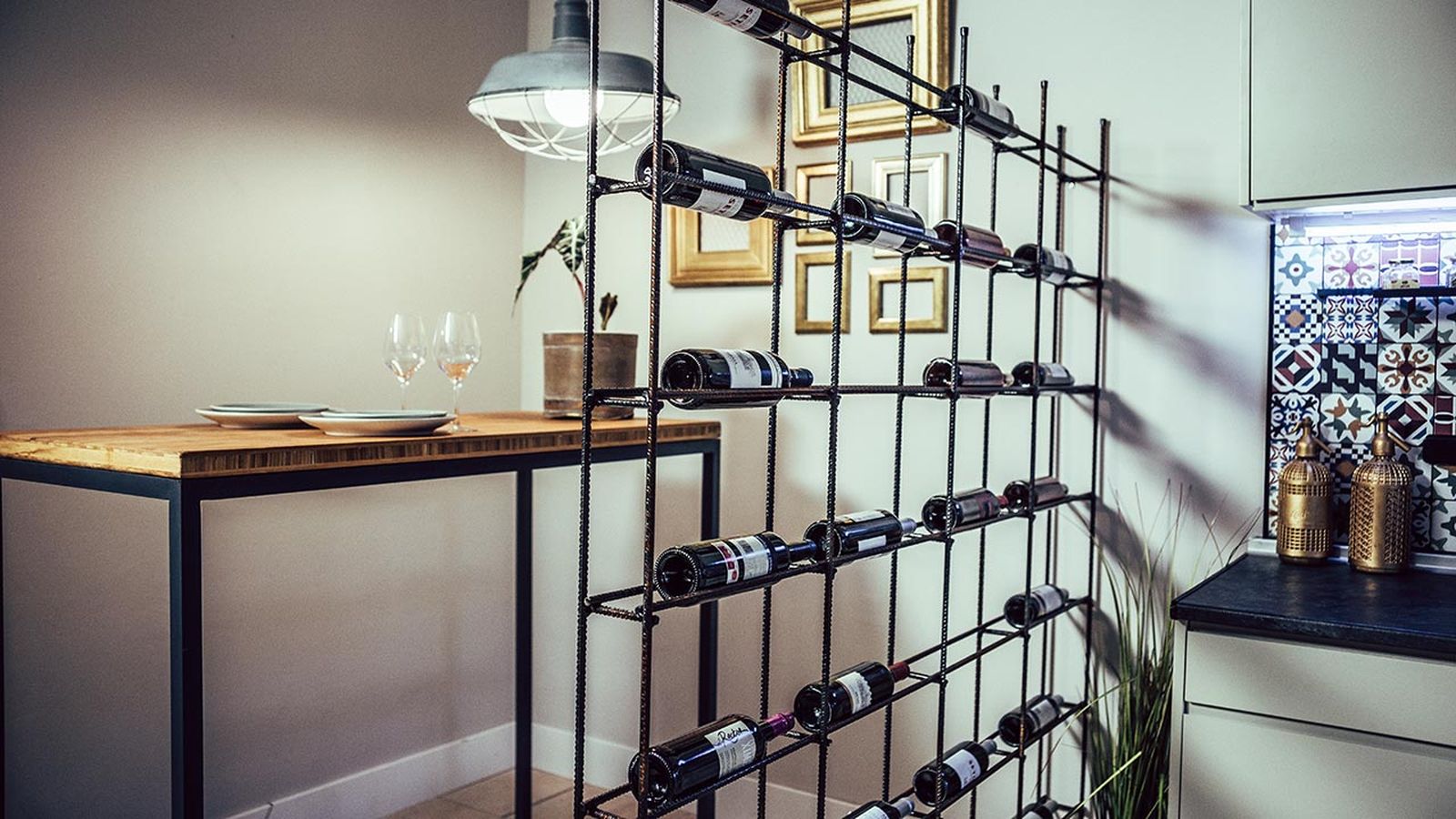 Como hacer un botellero de ferralla