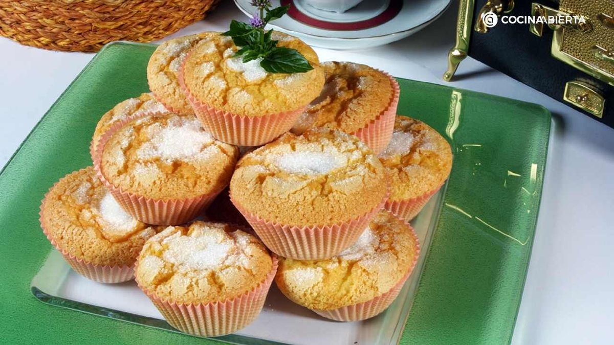 Magdalenas de aceite de oliva de Eva Arguiñano