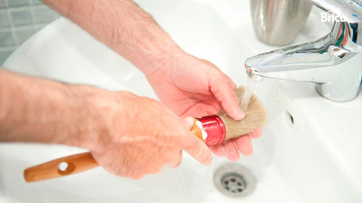 Pintar techo de baño paso 7