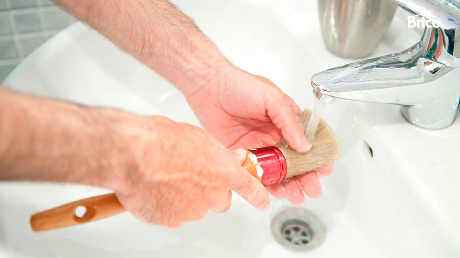 Pintar techo de baño paso 7