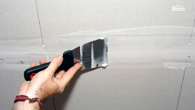 Techo de yeso laminado paso 15