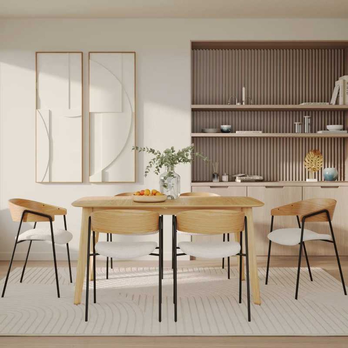 Mesa de comedor extensible Oman.