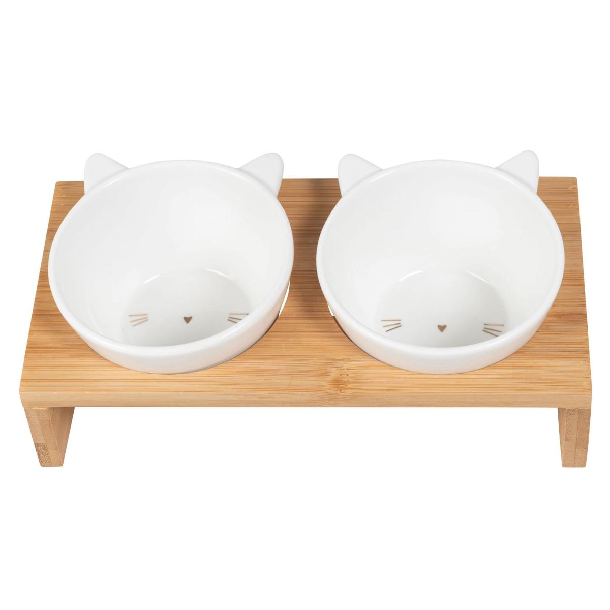 Comederos de porcelana Miaou Miaou de Maisons Du Monde.