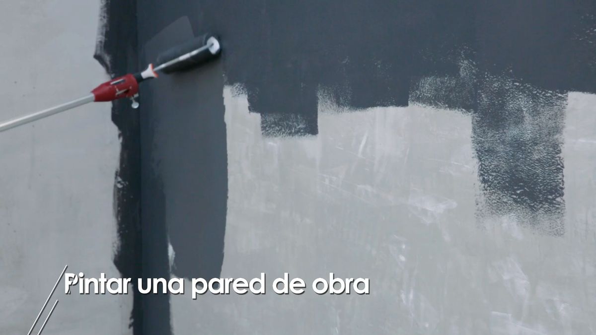 Cómo pintar una pared de obra paso 7
