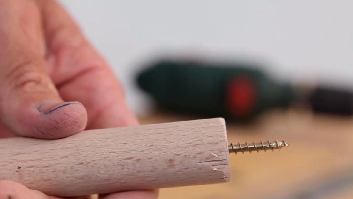 Como hacer un tope de puerta casero a medida paso 5