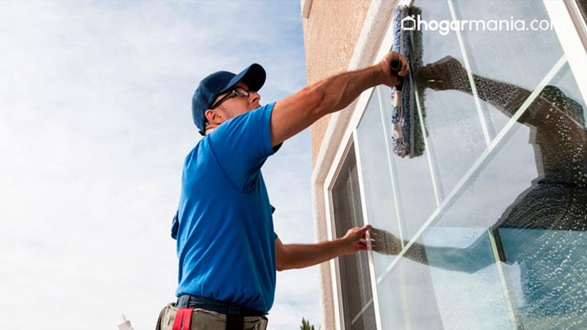como limpiar cristales ventanas grandes
