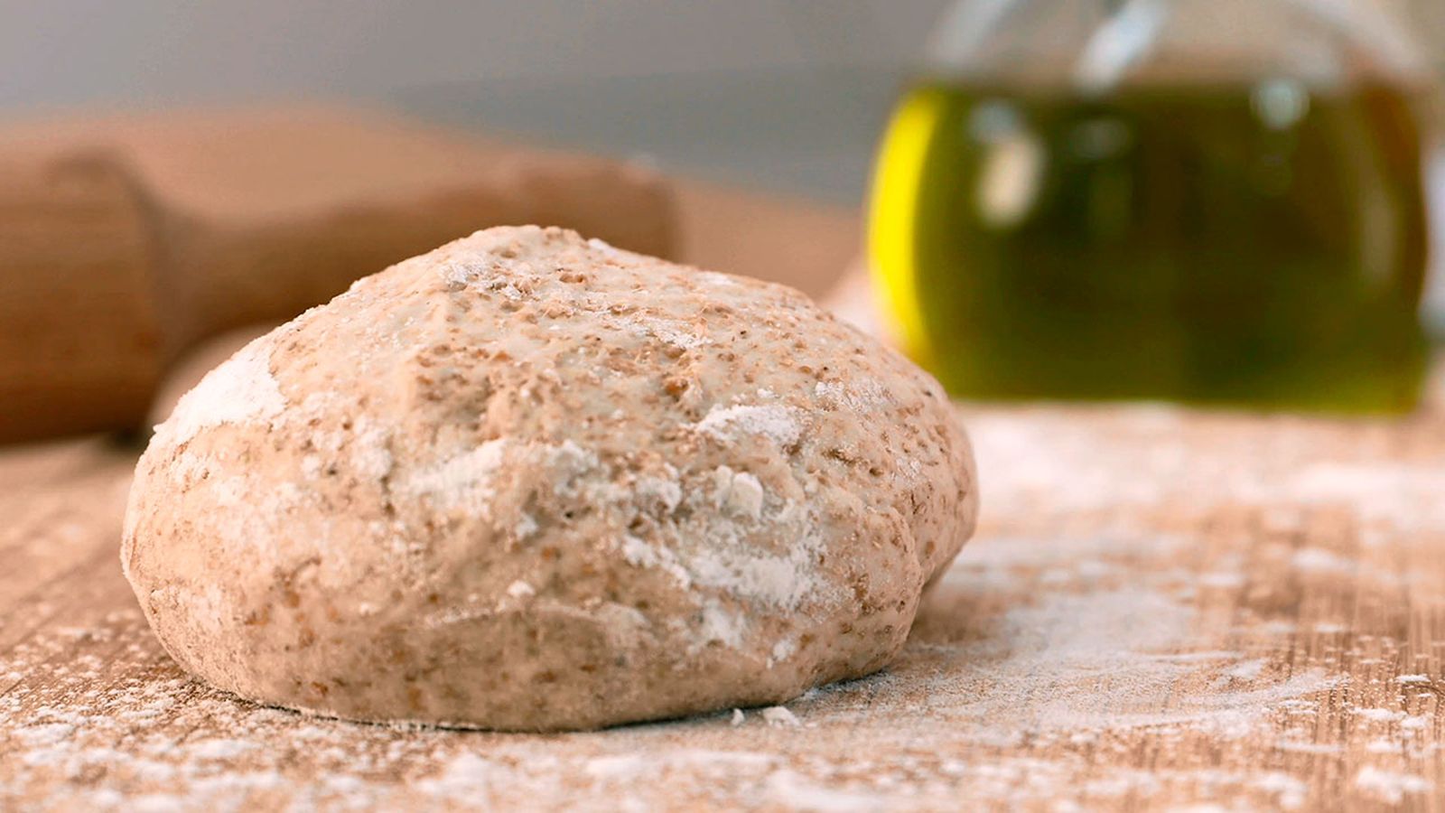 Receta de masa de pizza integral