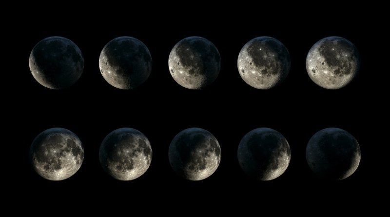 Fases lunares.