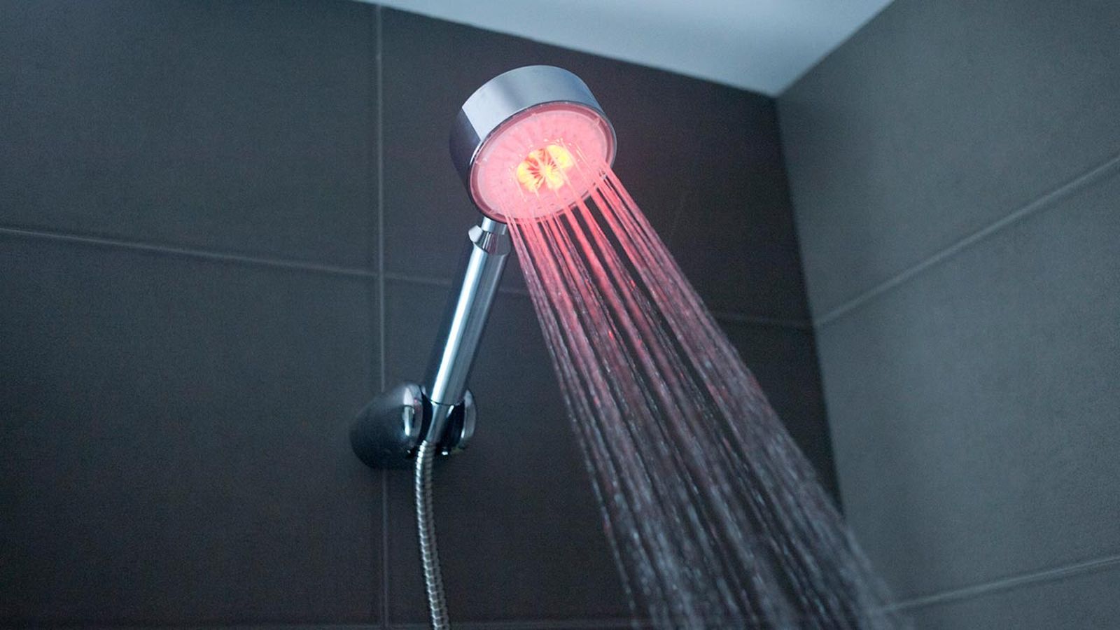 Ducha con luz led paso 4
