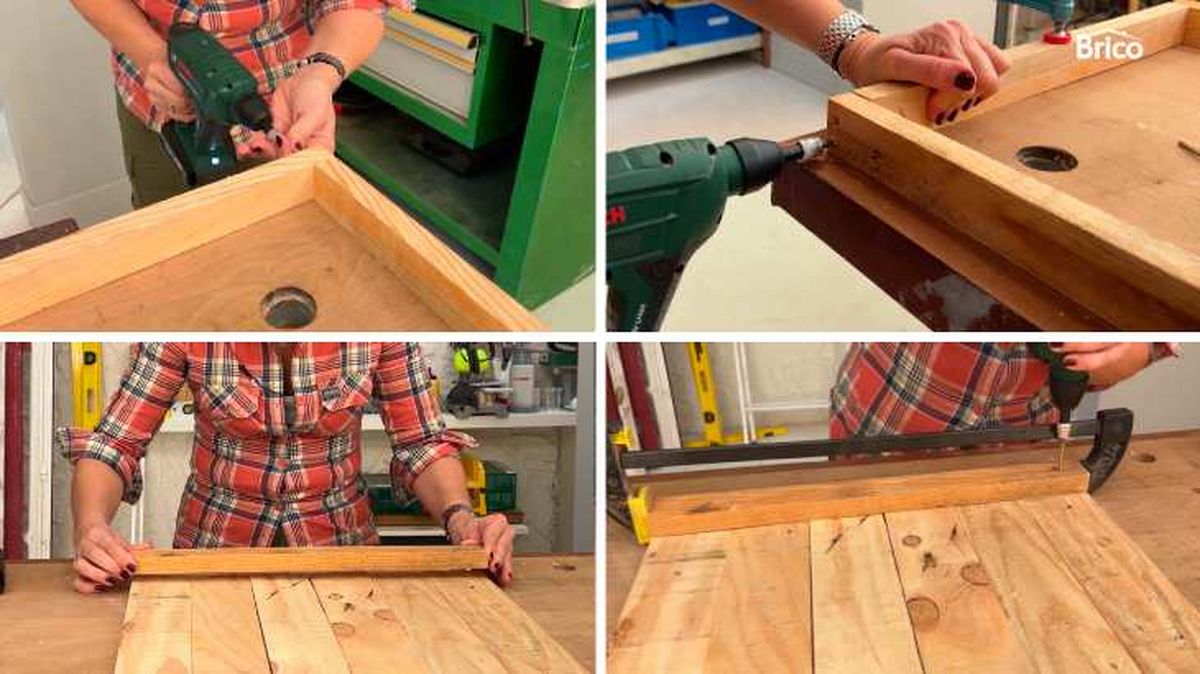 Hacer los bastidores y los laterales de la jaula