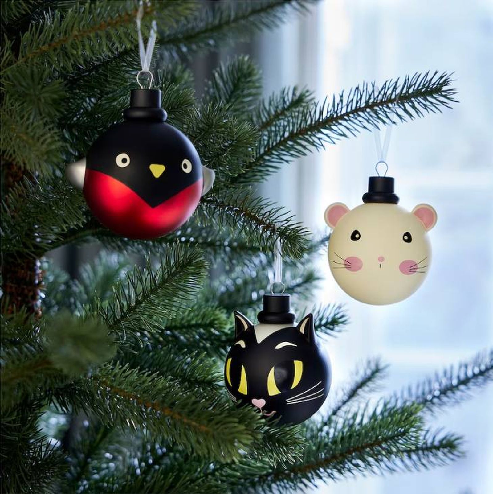 bolas navidad animales ikea