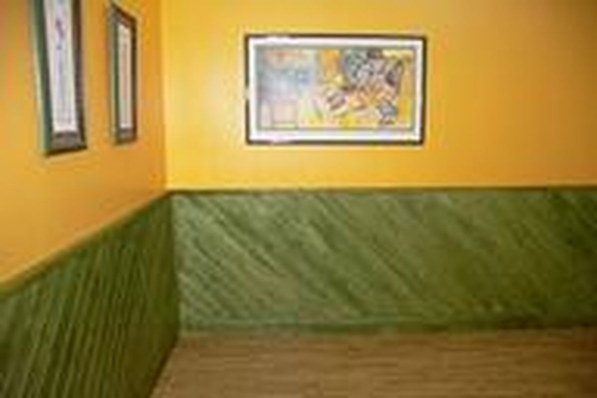 Pintar un friso de madera